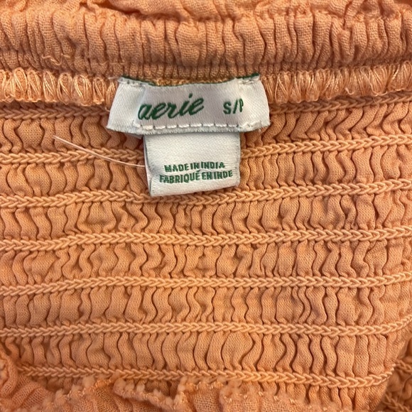 Aerie smocked babydoll sundress with tie straps and ruffles - Picture 8 of 8